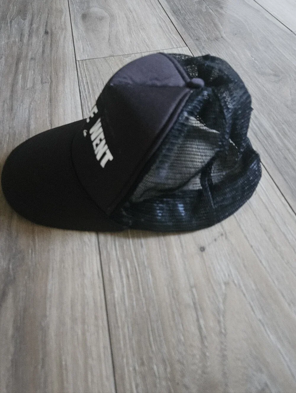 Vintage Quiksilver Eddie Went Black Trucker Small Cap